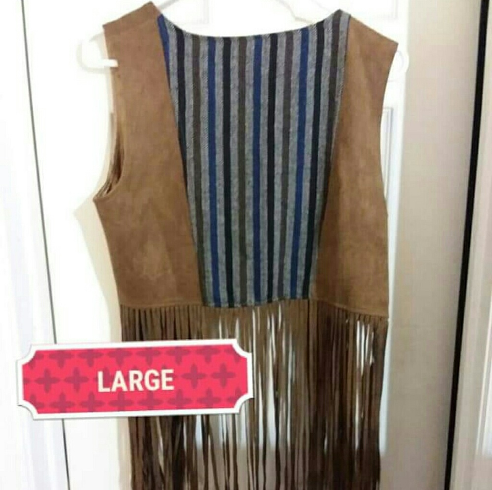 Kinnucans suede fringe vest